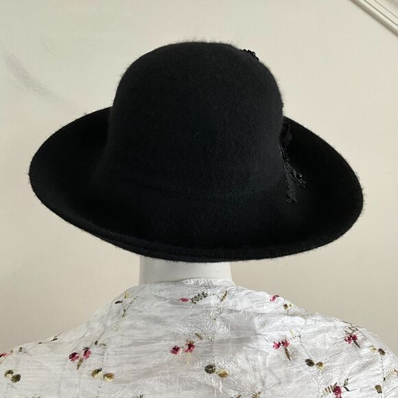 August Hat Wool Embellished Hat Black OSFM main image 5